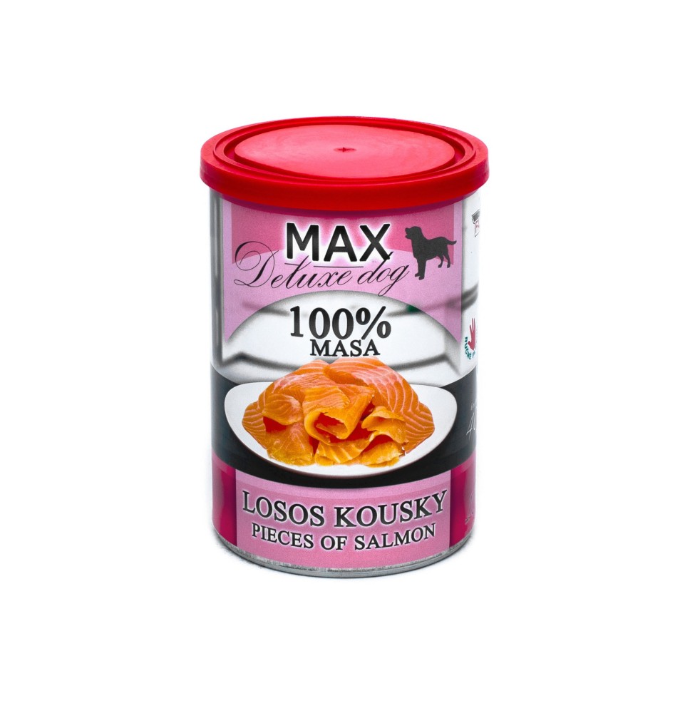 FALCO MAX - Deluxe 100% , kawałki mięśni indyk i kurczak 400g