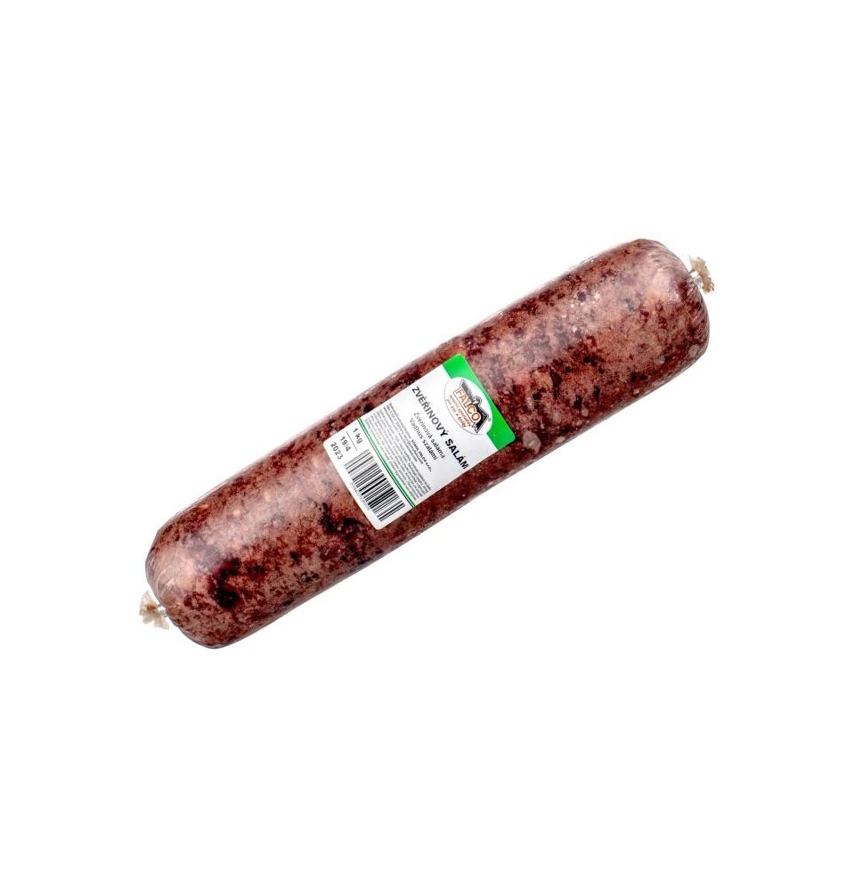 BARF Dziczyzna mielona - salami - 1kg