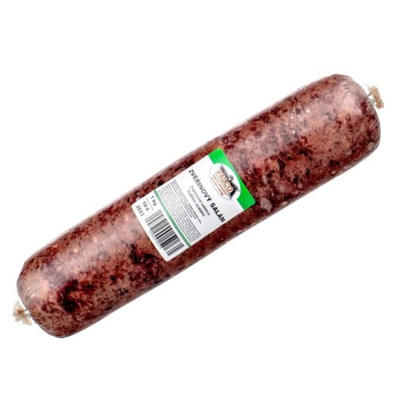 BARF Dziczyzna mielona - salami - 1kg
