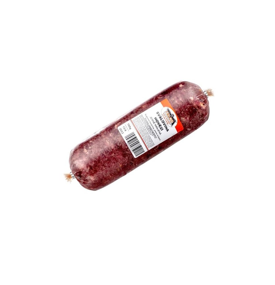 BARF Mięso wołowe drobno krojone - salami 700g