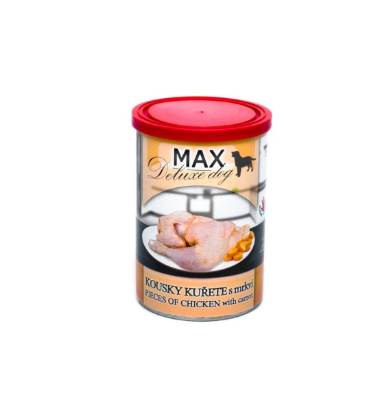 FALCO MAX - Deluxe 100% kawałki kurczaka z marchwią