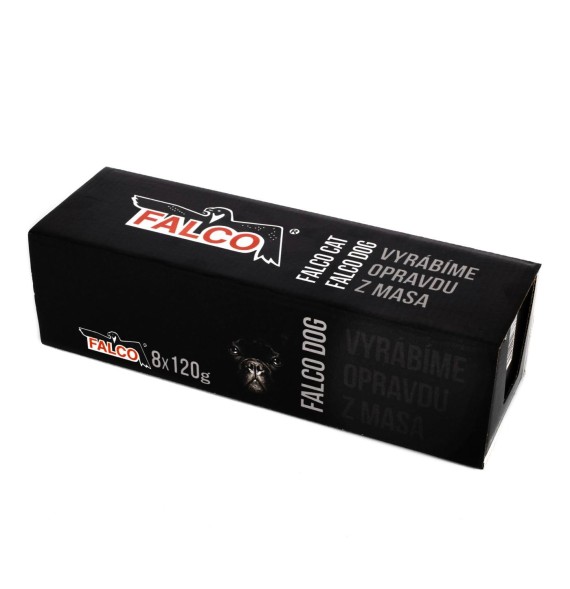 FALCO LUXURY DOG  mix 4 smaki 8szt x 120g