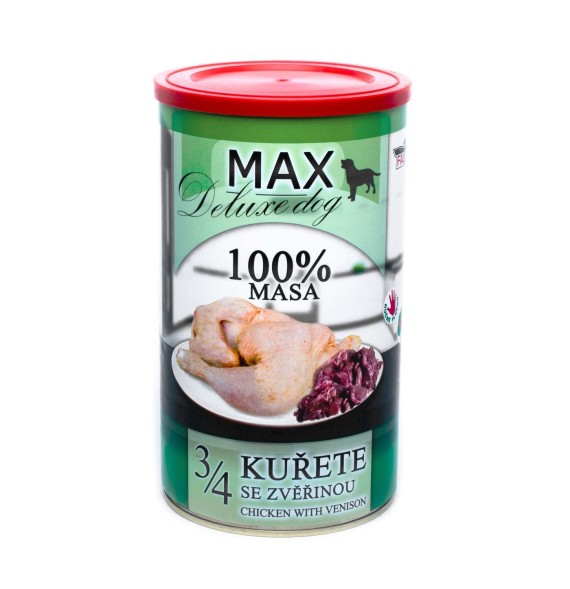 FALCO MAX - Deluxe 3/4 kury z dziczyzną 1200g