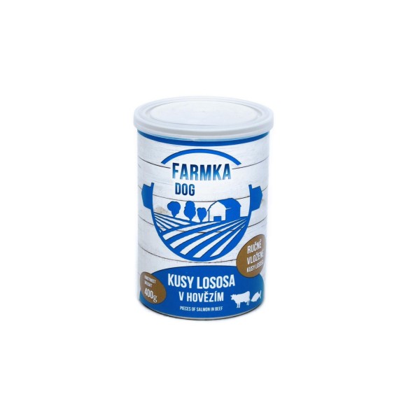 FALCO Farmka DOG łosoś 400g