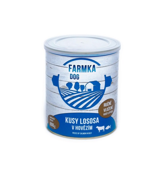 FALCO Farmka DOG łosoś 800g