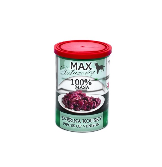 FALCO MAX - Deluxe 100% kawałki mięśni  dziczyzny 400g