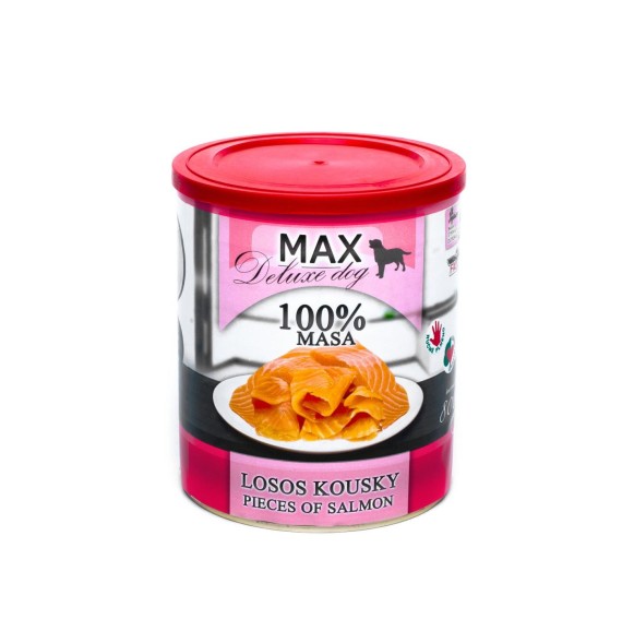 FALCO MAX - Deluxe 100% Kawałki łososia 800g
