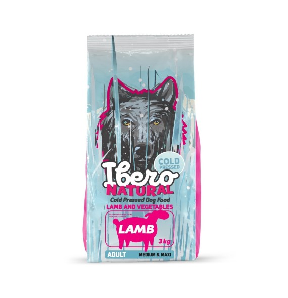 Ibero Cold Press Dog Adult Medium/Large Lamb - 3kg
