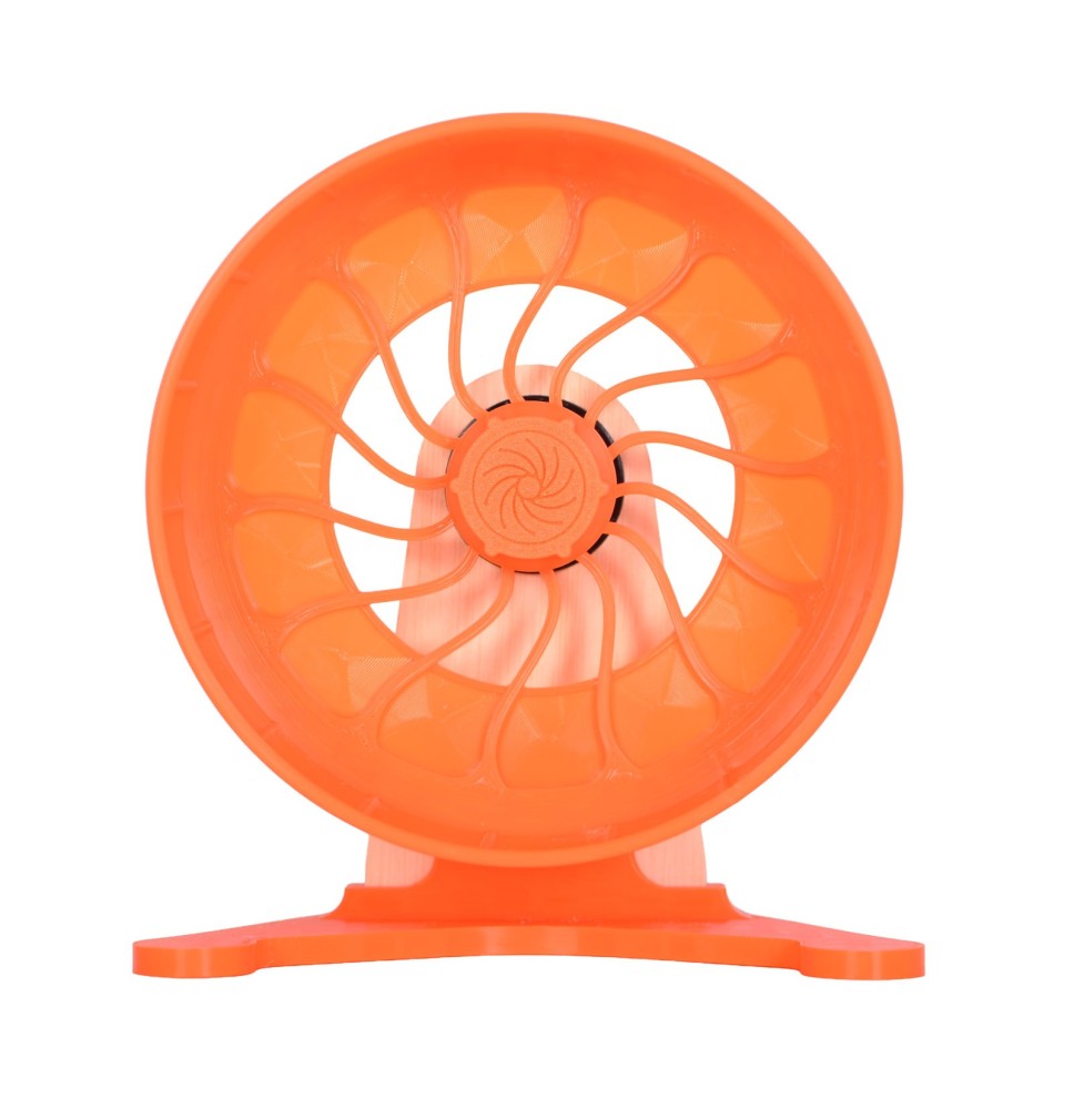 Kołowrotek HamsterRun Dual 18cm pomarańczowy