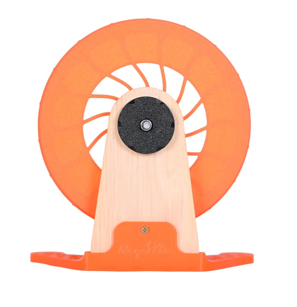 Kołowrotek HamsterRun Dual 18cm pomarańczowy