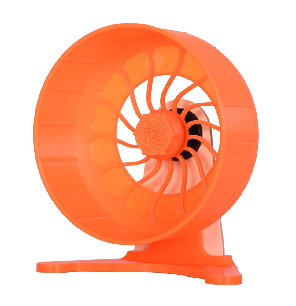 Kołowrotek HamsterRun Dual 18cm pomarańczowy
