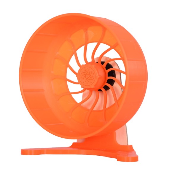 Kołowrotek HamsterRun Dual 18cm pomarańczowy