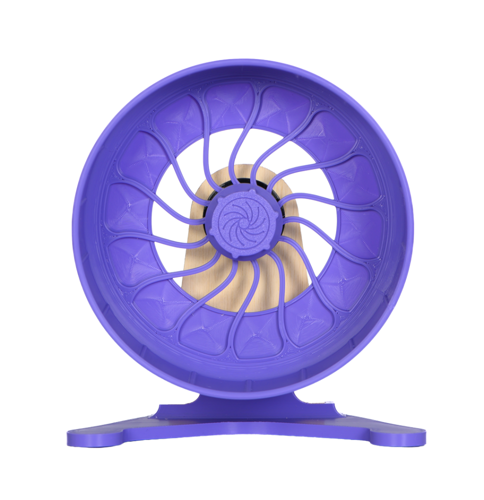 Kołowrotek HamsterRun Dual 18cm fioletowy