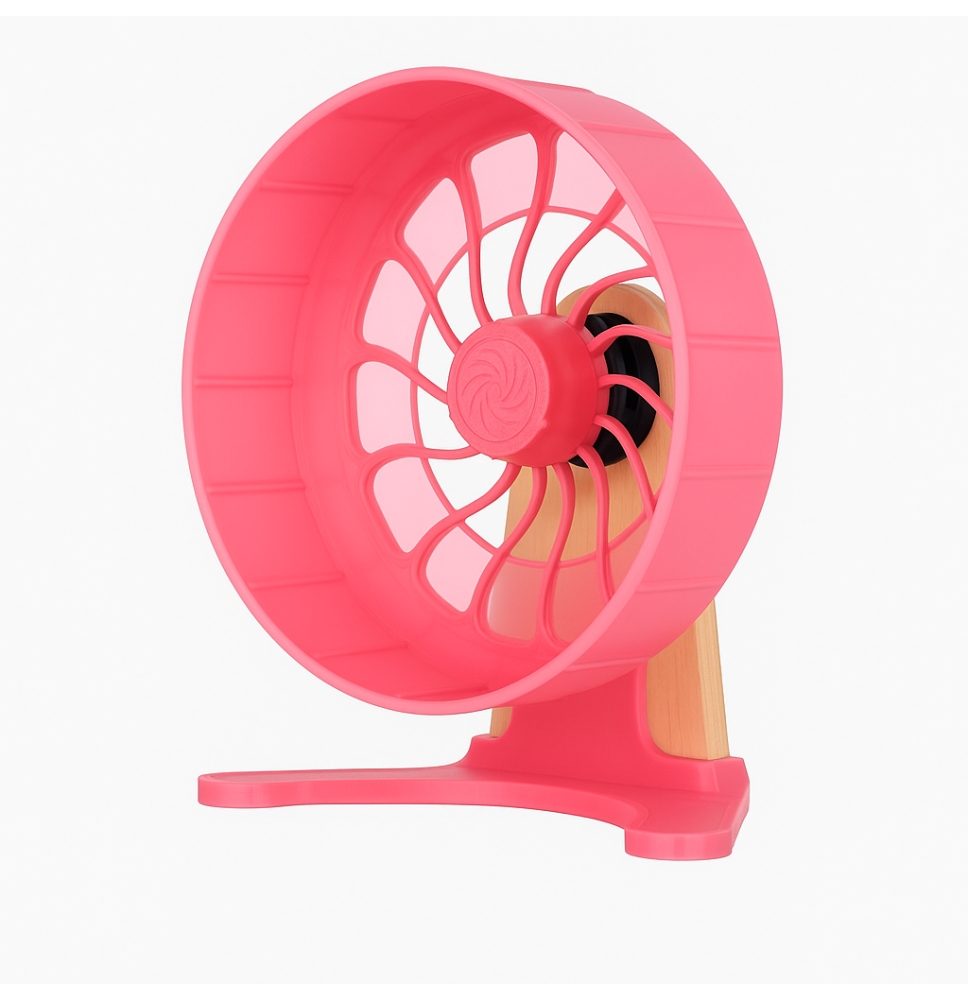 Kołowrotek HamsterRun Dual 18cm różowy