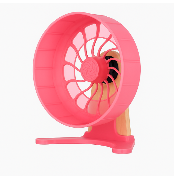 Kołowrotek HamsterRun Dual 18cm różowy