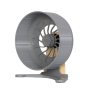 Kołowrotek HamsterRun Dual 18cm szary