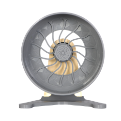 Kołowrotek HamsterRun Dual 18cm szary