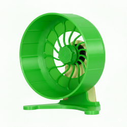 Kołowrotek HamsterRun Dual 18cm zielony