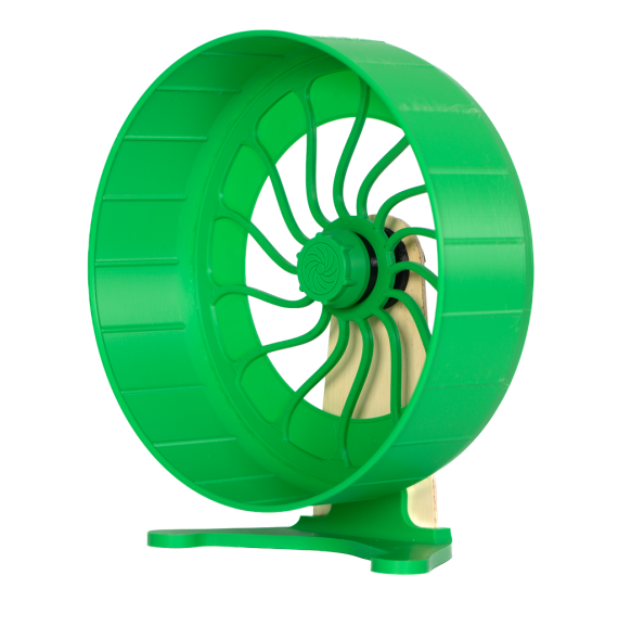 Kołowrotek HamsterRun Dual 25cm zielony