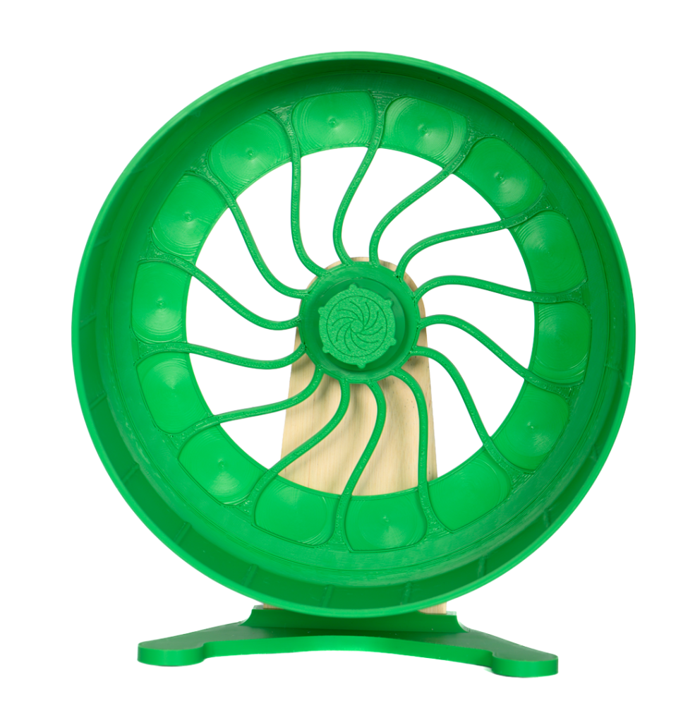 Kołowrotek HamsterRun Dual 25cm zielony