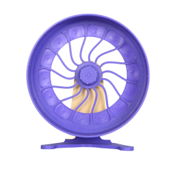 Kołowrotek HamsterRun Dual 25cm fioletowy