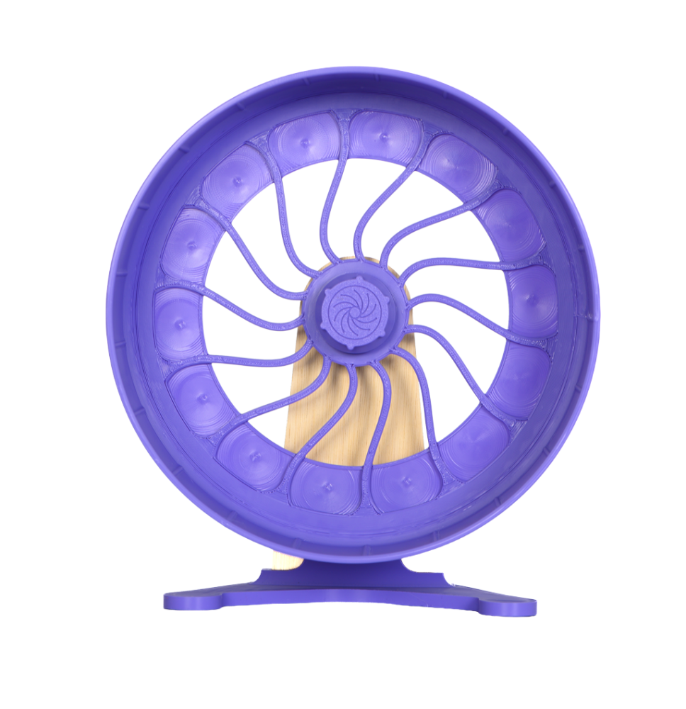 Kołowrotek HamsterRun Dual 25cm fioletowy