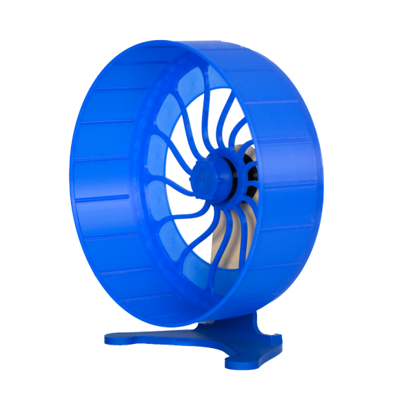 Kołowrotek HamsterRun Dual 25cm niebieski