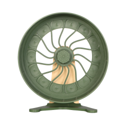 Kołowrotek HamsterRun Dual 25cm oliwkowy