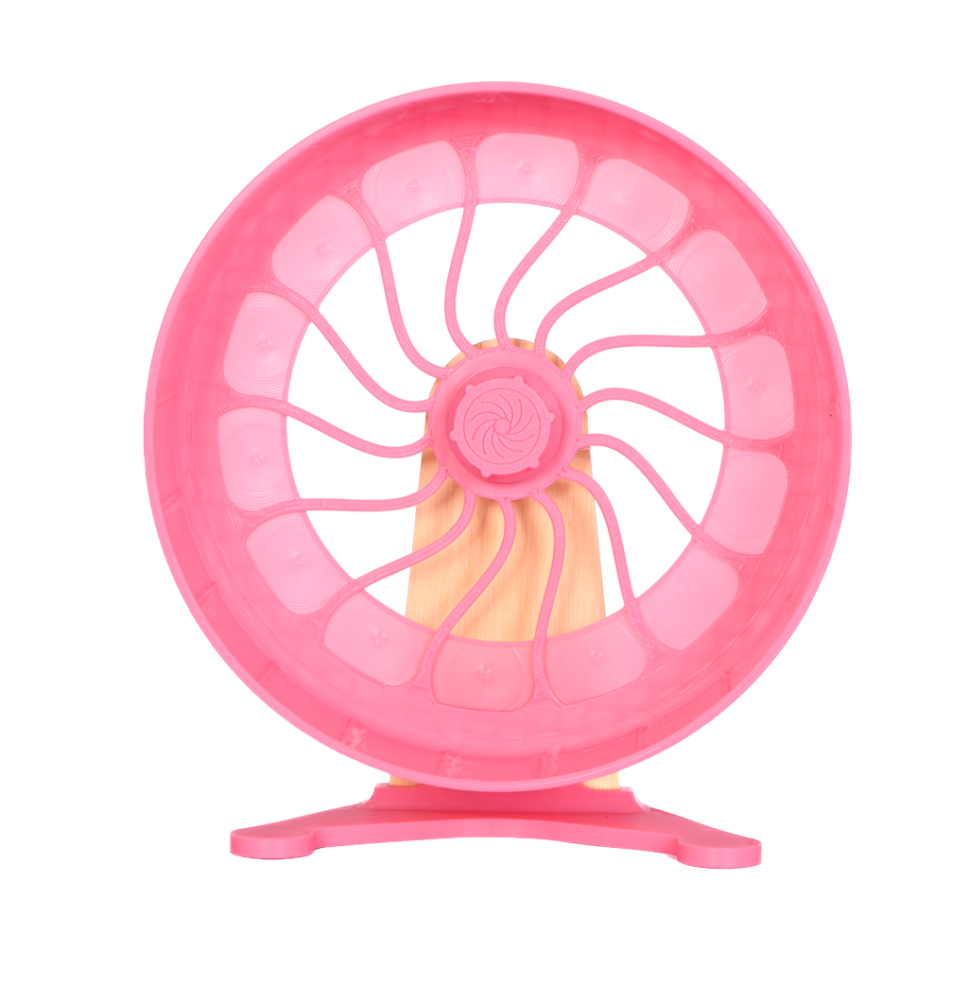 Kołowrotek HamsterRun Dual 25cm różowy