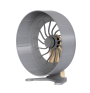 Kołowrotek HamsterRun Dual 25cm szary