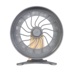 Kołowrotek HamsterRun Dual 25cm szary