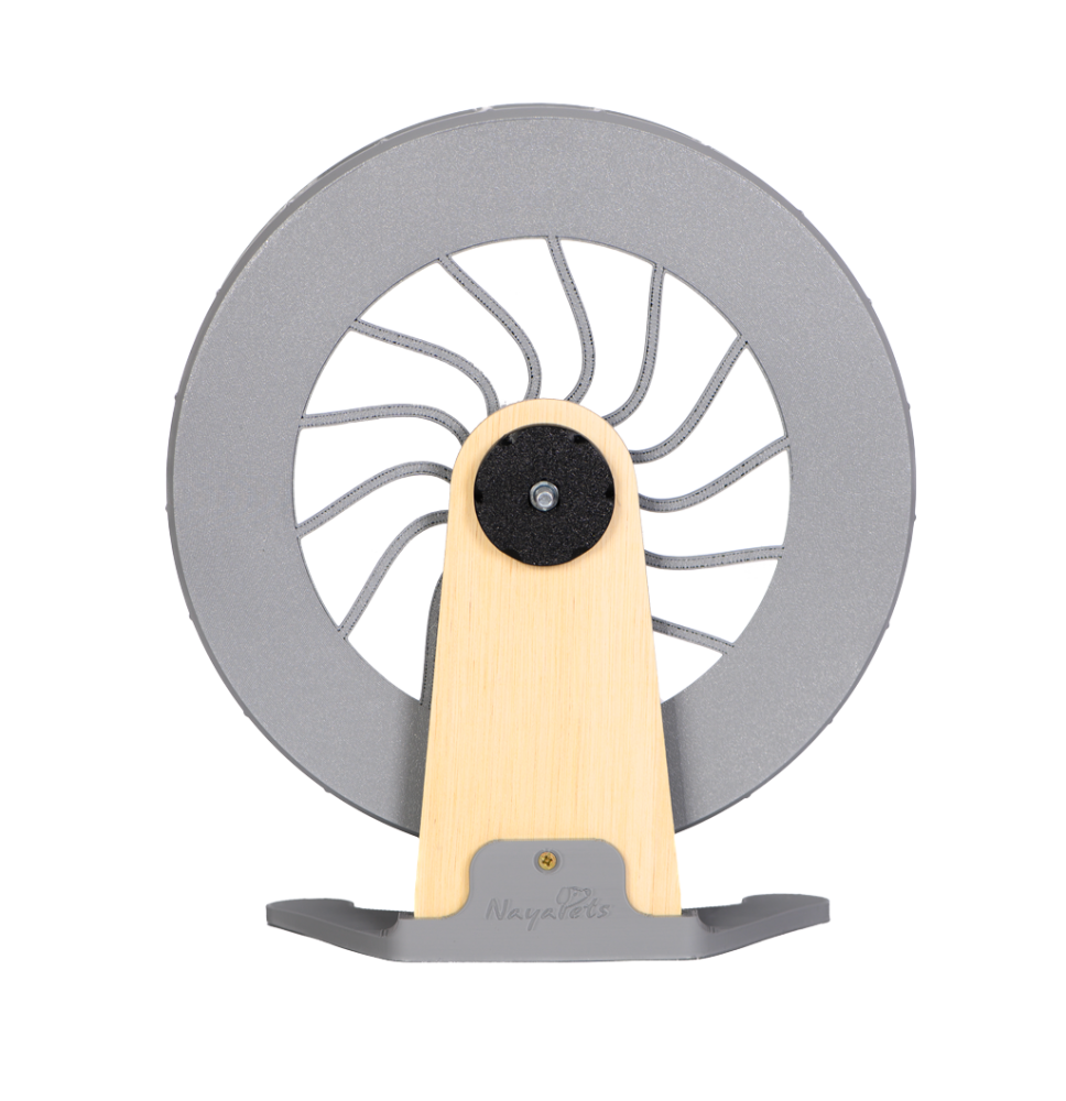 Kołowrotek HamsterRun Dual 25cm szary