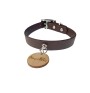 Obroża Biothane 19mm dark brown