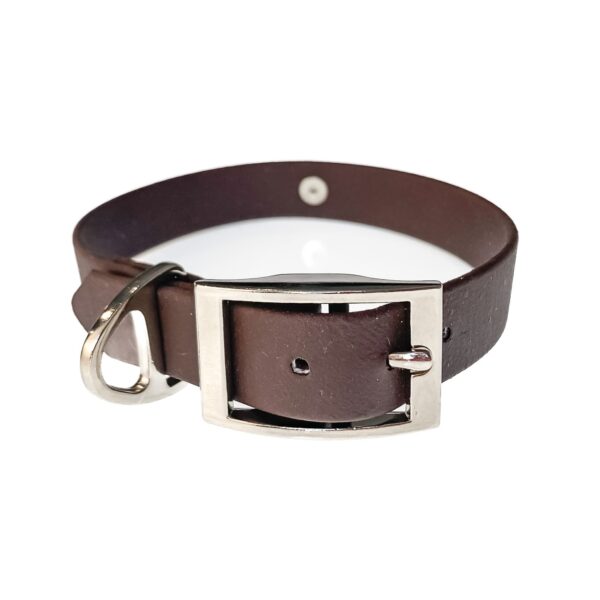 Obroża Biothane 19mm dark brown