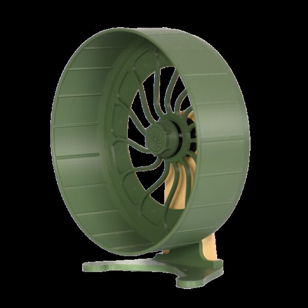Kołowrotek HamsterRun Dual 25cm oliwkowy