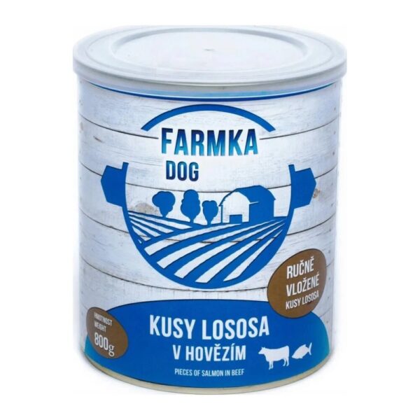 FALCO Farmka DOG łosoś 800g