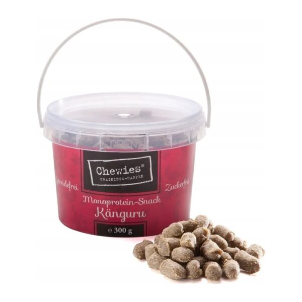 Chewies Trainings-Happen Trenerki Kangur monobiałkowe, bezzbożowe wiaderko 300g