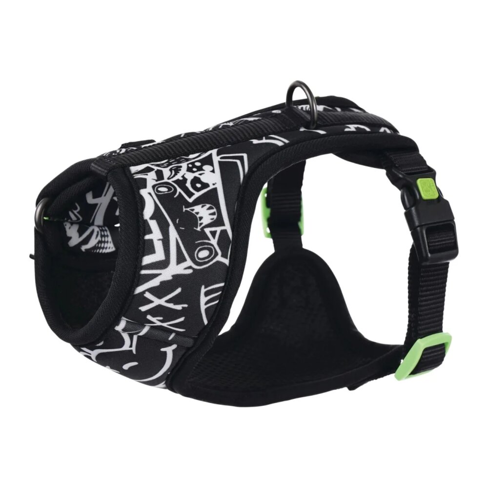7947-2bafe92e52.jpg URBAN STYLE FREESTYLE B&W Easy fit Dog szelki S - obrazek 1
