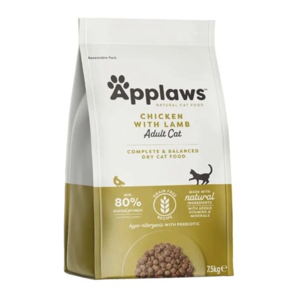 Applaws Cat Adult Chicken & Lamb Sucha karma dla kota 7,5 kg