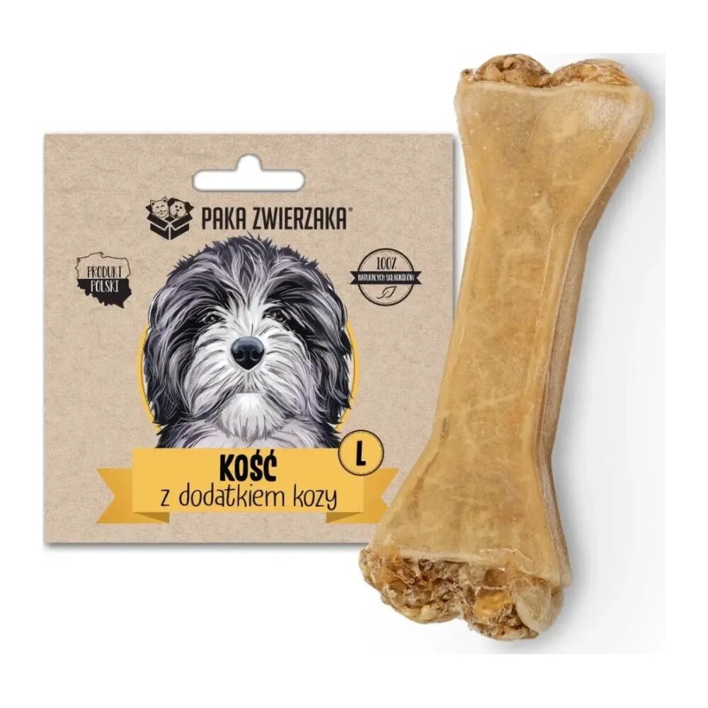 8083-fab72e836b.jpg Paka Zwierzaka Kość z dodatkiem kozy L 13,5cm/70g - obrazek 1