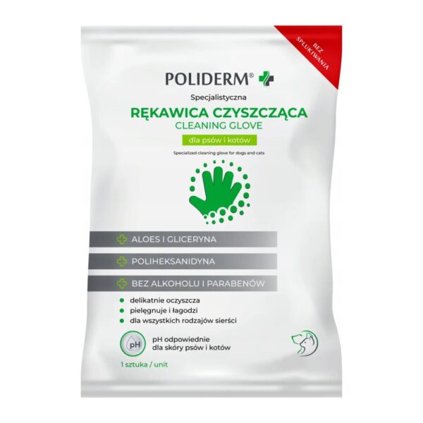 Poliderm Rękawica czyszcząca 1 szt.