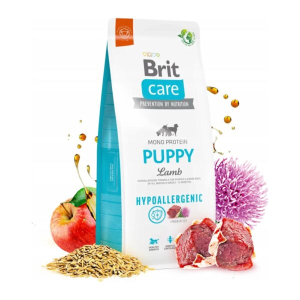 Brit Care Hypoallergenic Puppy Lamb Sucha karma dla szczeniąt 12 kg